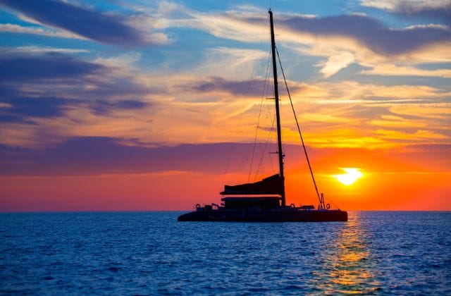 makani catamaran sunset
