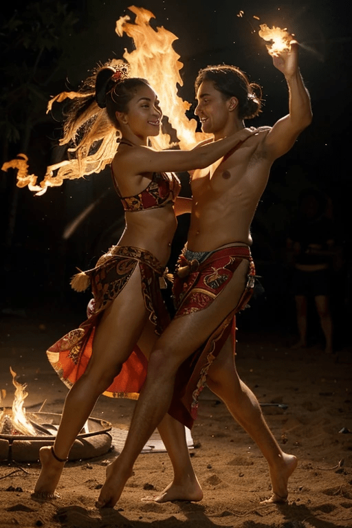Luau Fire dance
