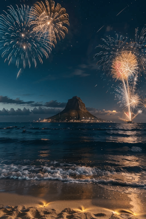 Waikiki fireworks