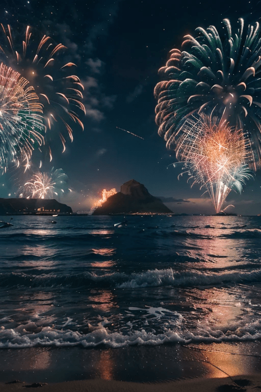 Waikiki fireworks